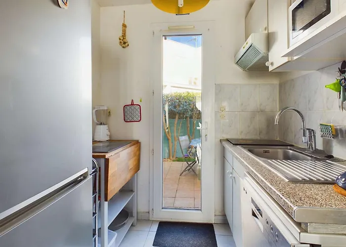 Maison Mitoyenne 5 Pers, Climatisees, Parking, Animaux, Wifi Inclus - Fr-1-326-859 * Marseillan (Herault)